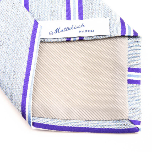 Mattabisch Tie Men Light Blue - Picture 5 of 5